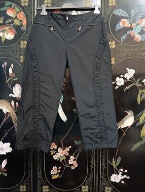 Spanner Womens Black Capris